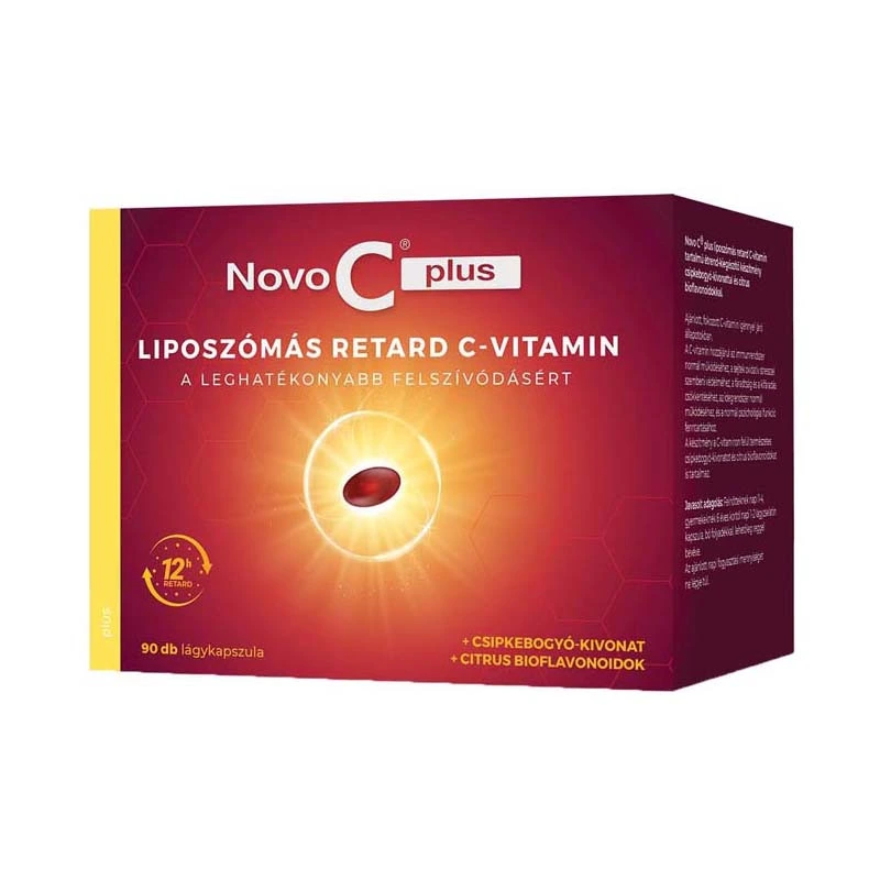Novo C Plus liposzómás Retard C-vitamin kapszula