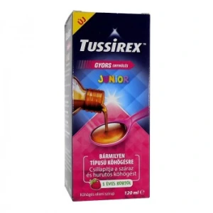 Tussirex Junior köhögés elleni szirup - 120ml -
