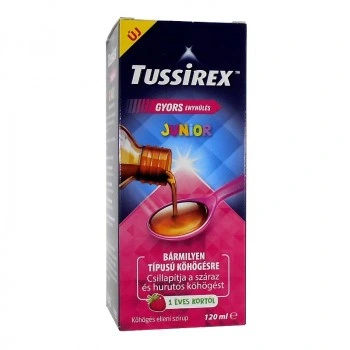 Tussirex Junior köhögés elleni szirup - 120ml -
