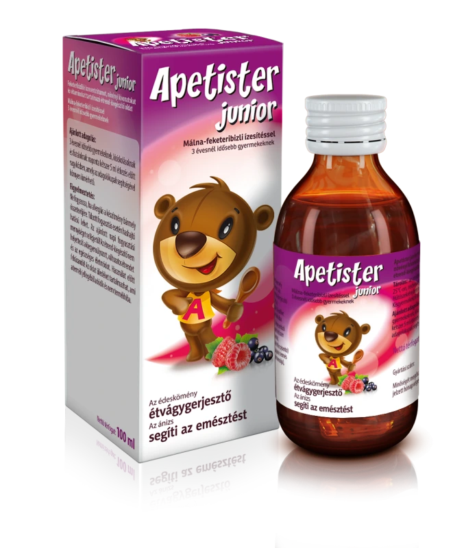 Apetister Junior oldat málna-feketeribizli