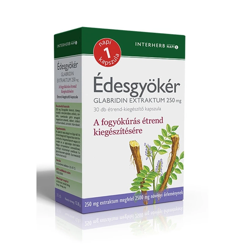 Interherb Édesgyökér Extraktum kapszula