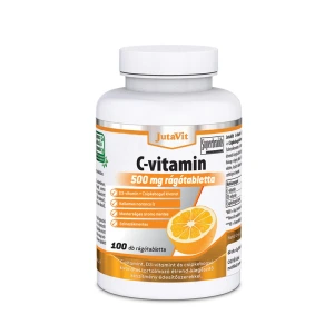 JutaVit C-vitamin 500 mg narancs ízű rágótabletta