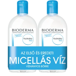BIODERMA Hydrabio H2O arc- és sminklemosó DUOPACK - Micellafesztivál
