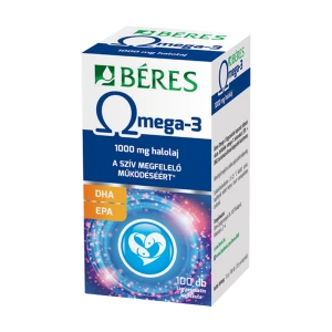 Béres 1000mg Omega-3 lágyzselatin kapszula