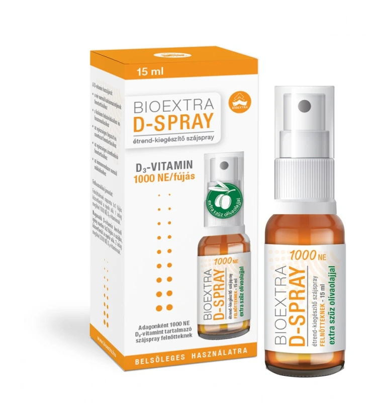 Bioextra D-Spray 1000 NE D3-vitamin szájspray