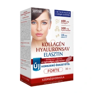 Interherb Kollagén és Hyaluronsav Szépségformula FORTE tabletta Elasztinnal