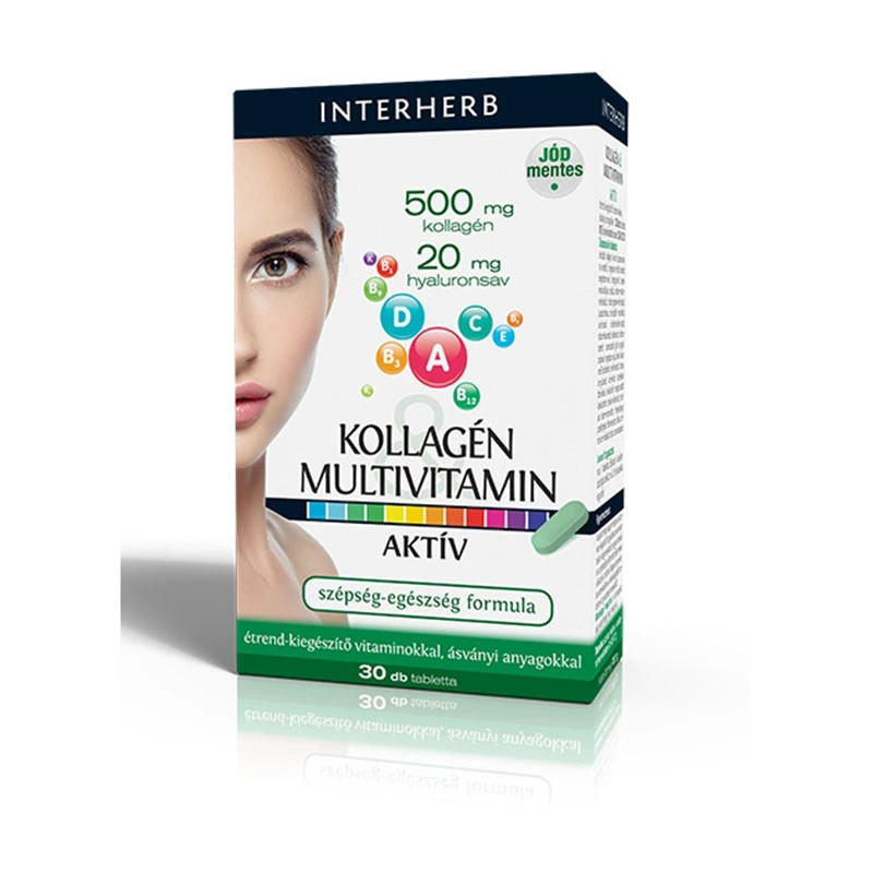 Interherb Kollagén és Multivitamin tabletta