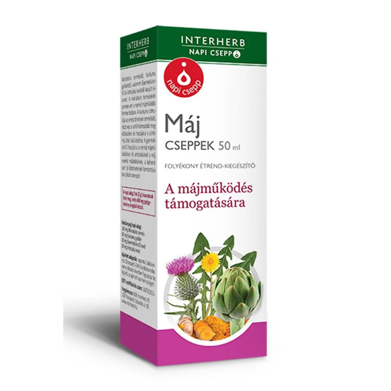 Interherb Napi Csepp Máj cseppek