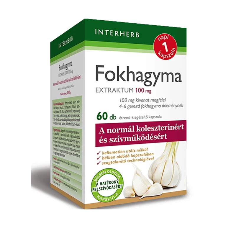 Interherb Fokhagyma Extraktum kapszula