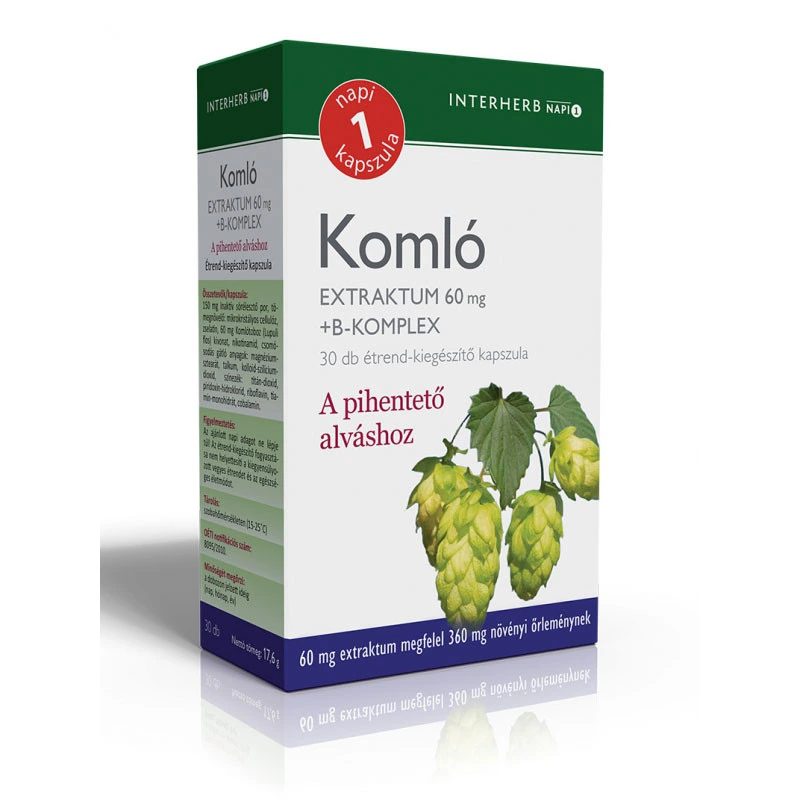Interherb Komló Extraktum kapszula