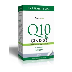 Interherb Q10 & Ginkgo kapszula
