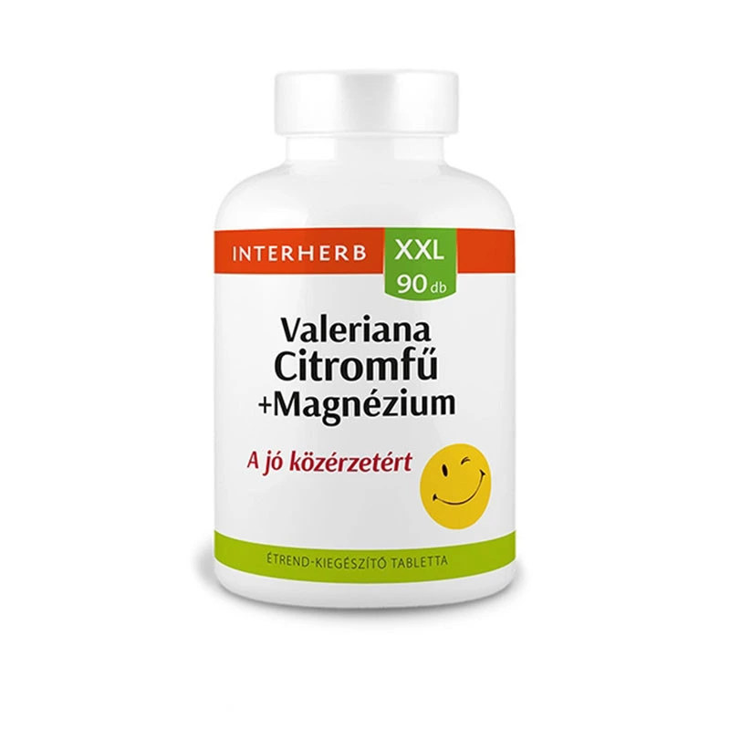 Interherb XXL Valeriana Citromfű Magnézium tabletta
