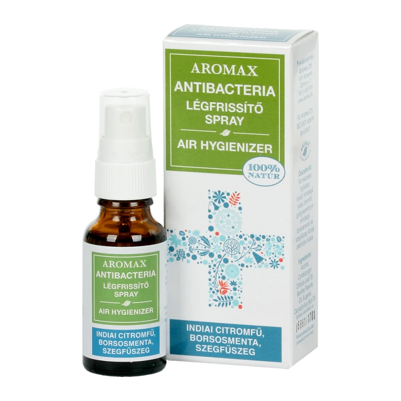 Aromax Antibacteria légfrissítő Citrom Borsmenta Szegfűszeg