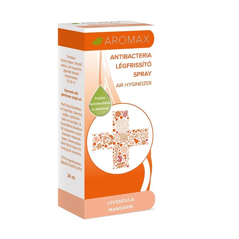 Aromax Antibacteria légfrissítő Levendula Mandarin