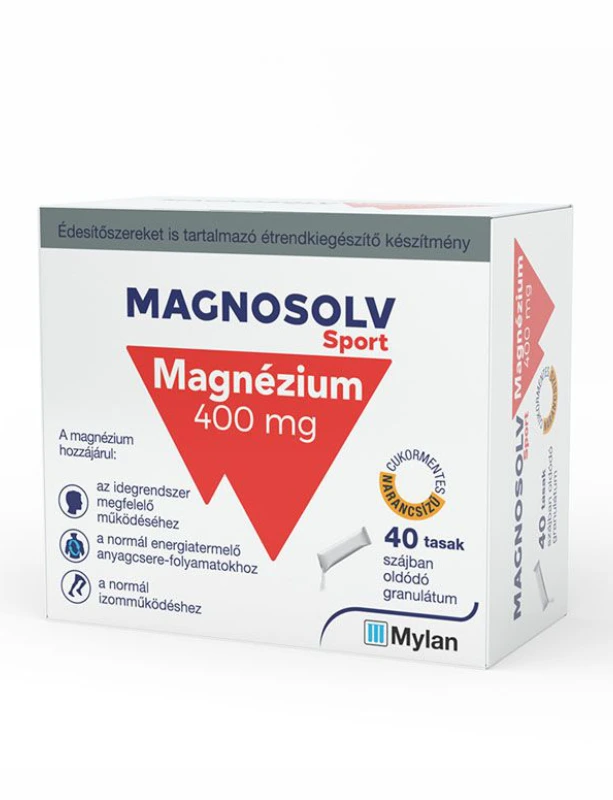 Magnosolv Sport Szájban Oldódó Granulátum 400mg