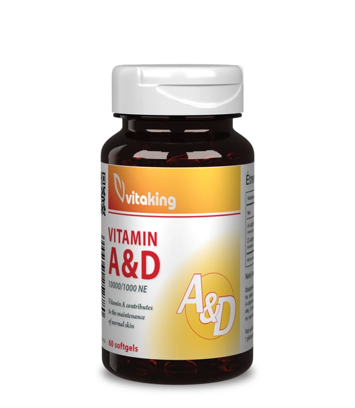 Vitaking A&D vitamin 10000NE /1000NE gélkapszula