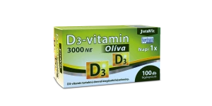 JutaVit D3-vitamin 3000NE (75µg) Olíva lágykapszula