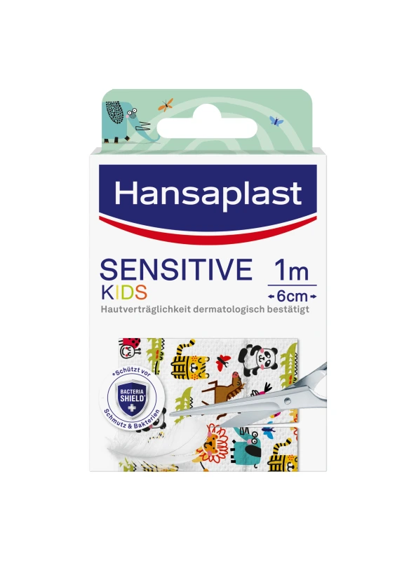 Hansaplast Sensitive Kids Gyermek Sebtapasz (48782) - 1mx6cm