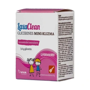 LaxaClean Glicerines Mini-Klizma Gyermekeknek székrekedés ellen