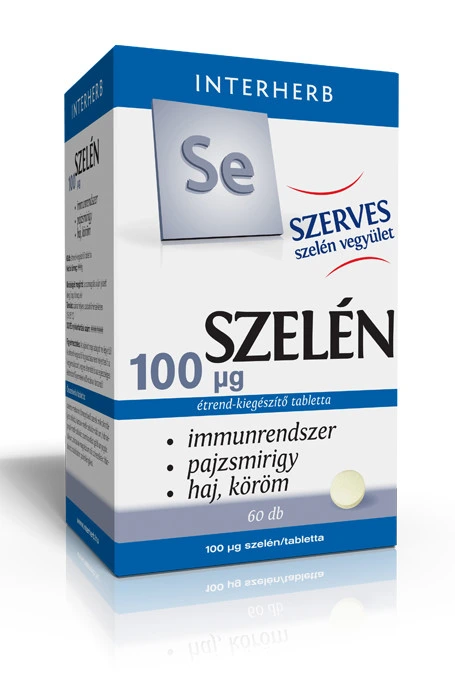 Interherb Szerves Szelén 100 mcg tabletta