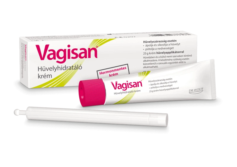 Vagisan hüvelykrém hidratáló applikátorral