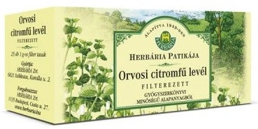 Herbária Orvosi citromfű levél filterezett tea