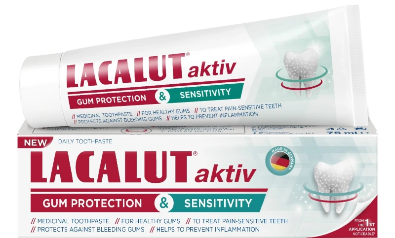 Lacalut fogkrém Aktiv Gum Protection&Sensitivity