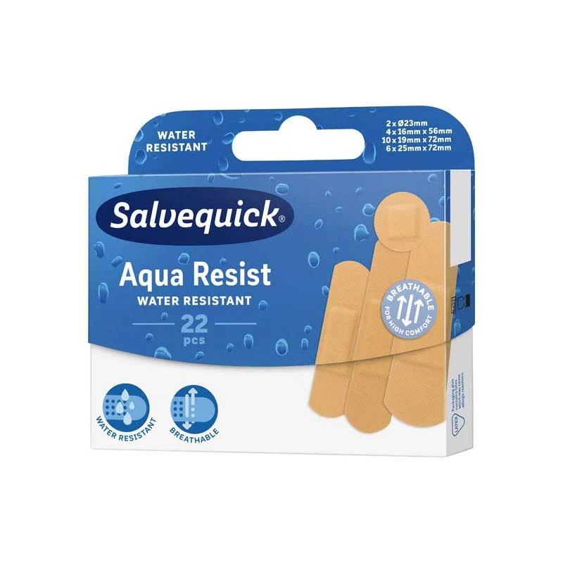 Salvequick sebtapasz vízálló 4 kül.méret 22x (607124)