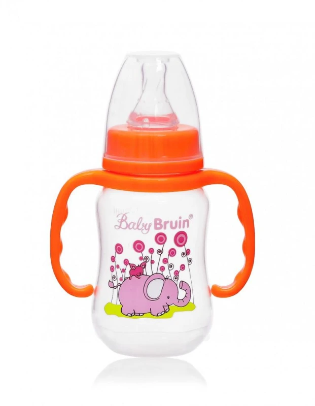 Baby Bruin cumisüveg PP műanyag, karcsú, fogóval