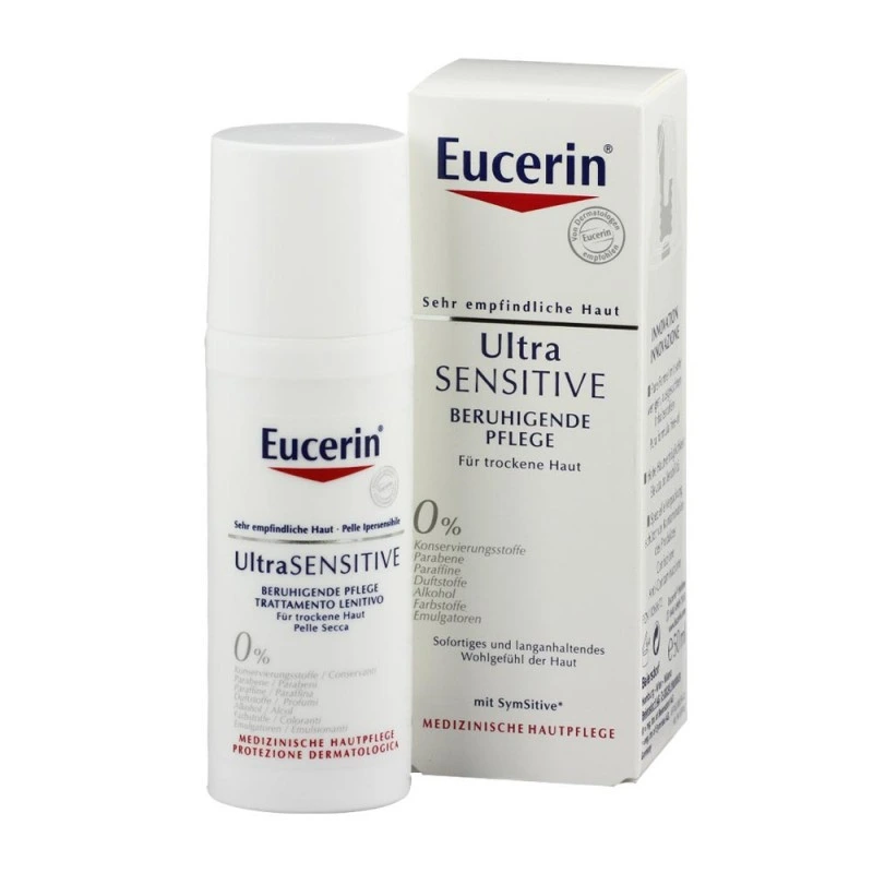 Eucerin Ultra Sensitive arcápoló krém száraz bőrre