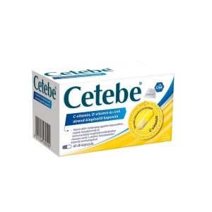 Cetebe C-vitamin+ cink+ D-vitamin kapszula Immuntrio