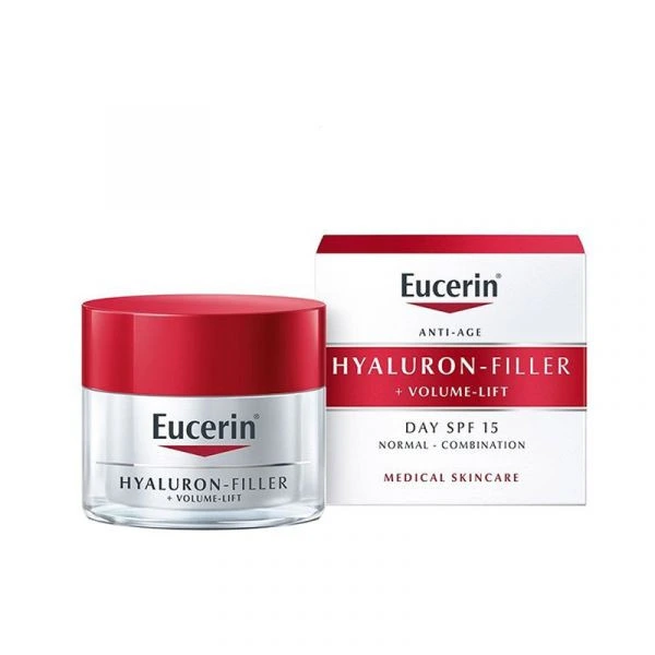 Eucerin Hyaluron-Filler+Volume Lift arckrém nappali, normál/vegyes