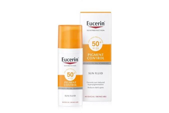 Eucerin Sun PC napozó fluid arcra FF50+