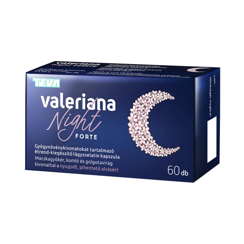 Valeriana Night Forte étrendkiegészítő kapszula