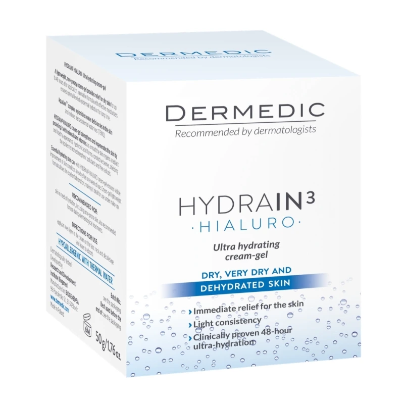 Dermedic Hydrain3 ultra hidratáló krémgél
