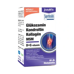 JutaVit Glükozamin Kondroitin Kollagén MSM D + C-vitamin filmtabletta