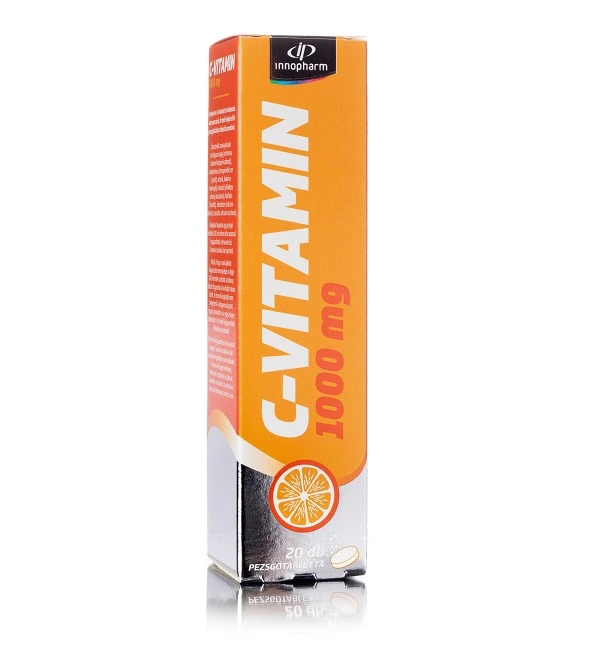InnoPharm C-vitamin 1000 mg pezsgőtabletta vérnarancs