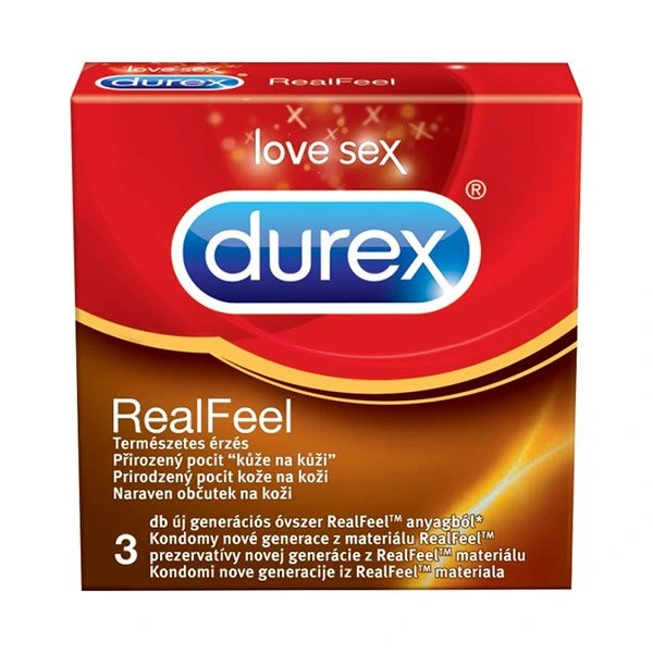 Óvszer Durex Real Feel