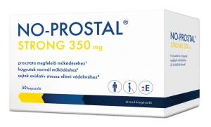 No-Prostal Strong 350 mg Szabalpálma-kivonat tartalmú lágyzselatin kapszula E-vitaminnal.lágyzselatin kapszula
