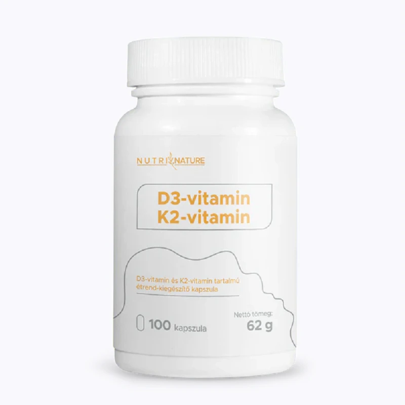 Nutri Nature D3 vitamin + K2 tabletta