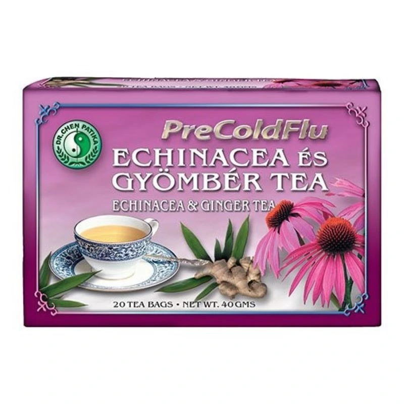 Dr. CHEN Precoldflu echinacea+gyömbér tea