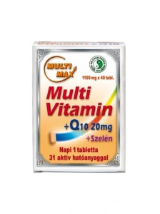Dr. CHEN Multi-Max vitamin+20 mg Q10+ Szelén tabletta