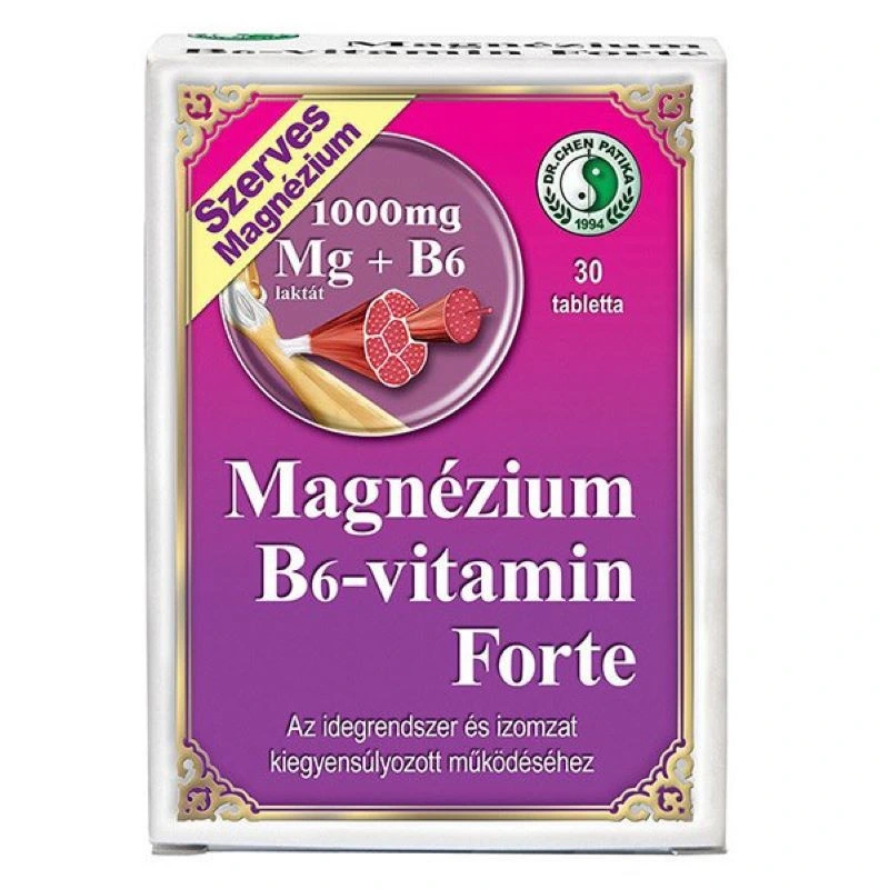 Dr. CHEN Magnézium B6 vitamin Forte tabletta