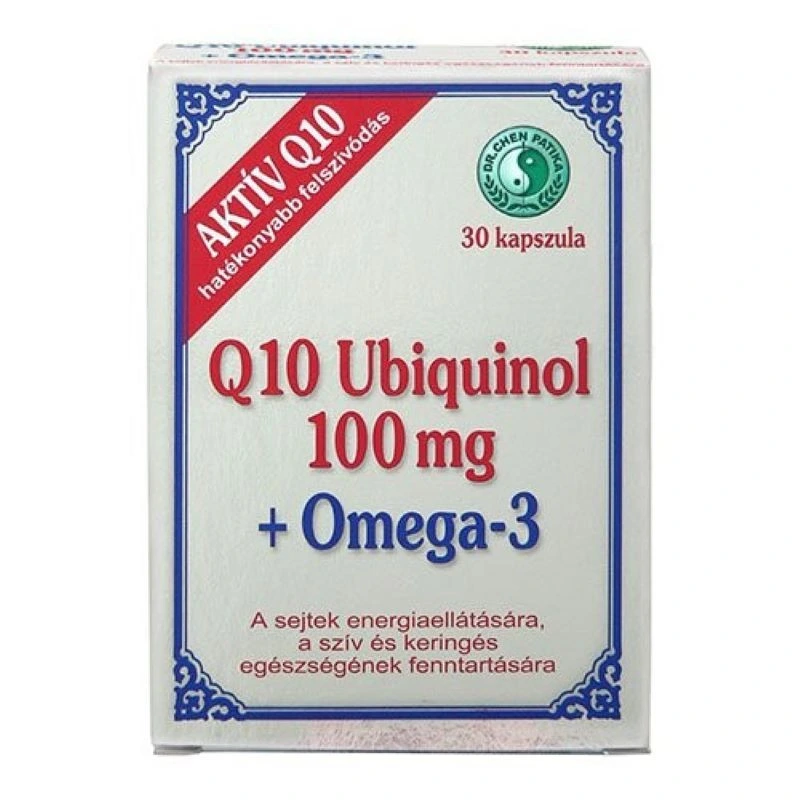 Dr. CHEN Q10 Ubiquinol 100mg + Omega3 kapszula