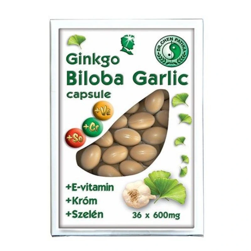 Dr. CHEN Ginkgo biloba és fokhagyma kapszula