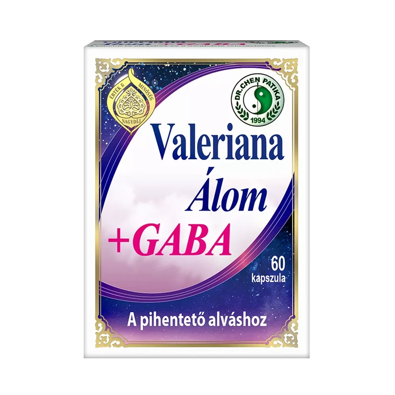Dr. CHEN Valeriana Álom + GABA kapszula