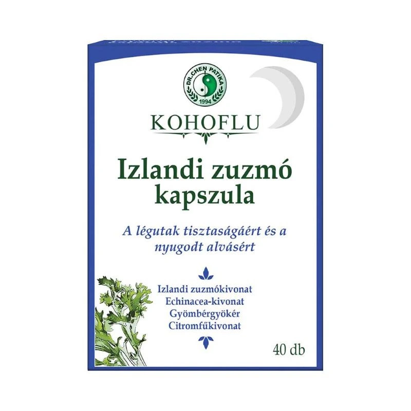 Dr. CHEN Kohoflu Izlandi zuzmó kapszula éjszakai