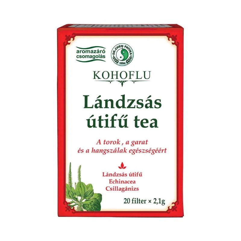 Dr. CHEN Kohoflu Lándzsás útifű filteres tea