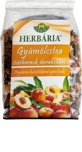 Herbária Gyümölcstea őszibarack darabokkal
