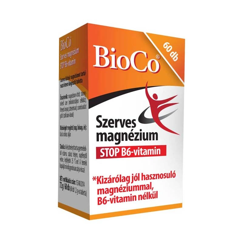 BioCo Szerves Magnézium STOP B6 tabletta